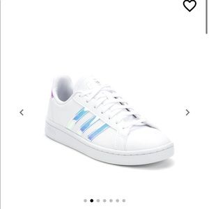 Adidas Grand Court Iridescent Tennis Sneakers - 7.5
